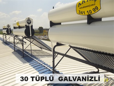 30 Tüplü Galvaniz Güneş Enerjisi Sistemi Adana